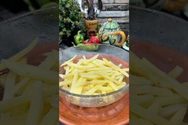 Make Crispy French Fries at Home #recipe #youtubeshorts #asmr #asmrcooking #shorts