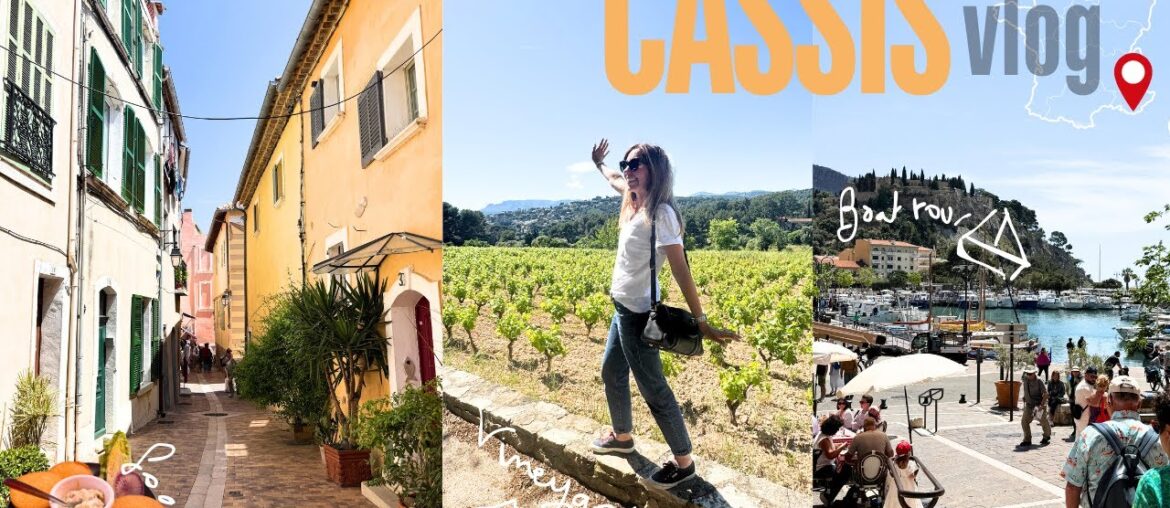 Cassis Travel Vlog | Boat Tour, French Food & Vineyard Wine Tasting in South of France