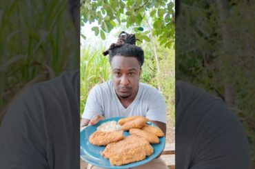 French Fried Fish W/ Festivals Mukbang #shortsfeed #mukbang #shorts #food