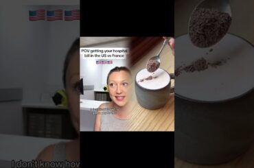 POV getting your hospital bill in the US vs France #france #french #usa #american #healthcare