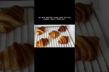 Watch this if u r tired of failed croissant!& Make real French croissant #croissants #scratchbaking
