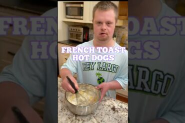 French Toast Hotdogs! @BaconUpBaconGrease #cooking #cookingfood #recipe #food