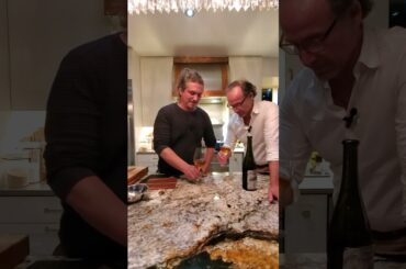 French Chef and French Wine Maker Try A 40-Year-Old Virginia "White" Wine #chardonnay  #chef #wine