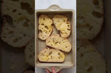 Savoury Sourdough French Toast with Chive Butter | Easy Brunch Recipe