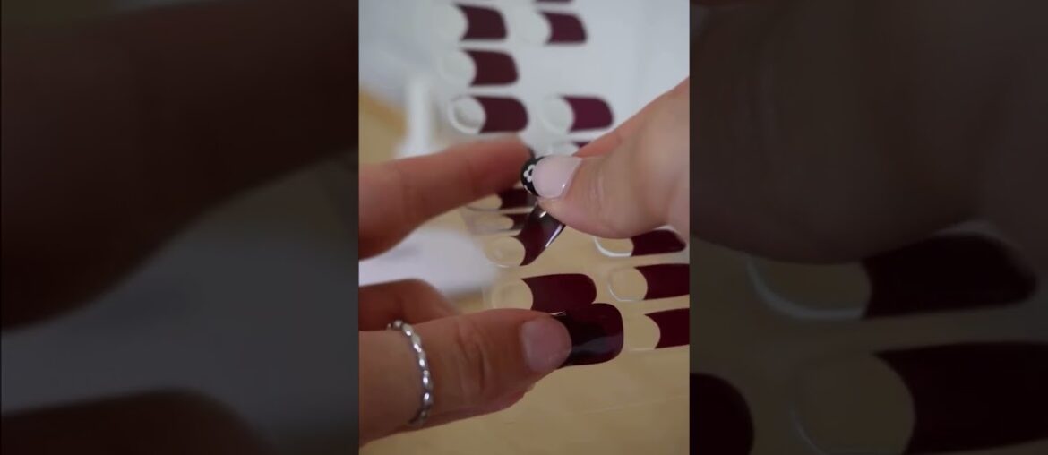 Easiest Red Wine French Tip at home to exist – literally stick it on your nails and cure for 60s Easiest Red Wine French Tip at home to exist - literally stick it on your nails and cure for 60s