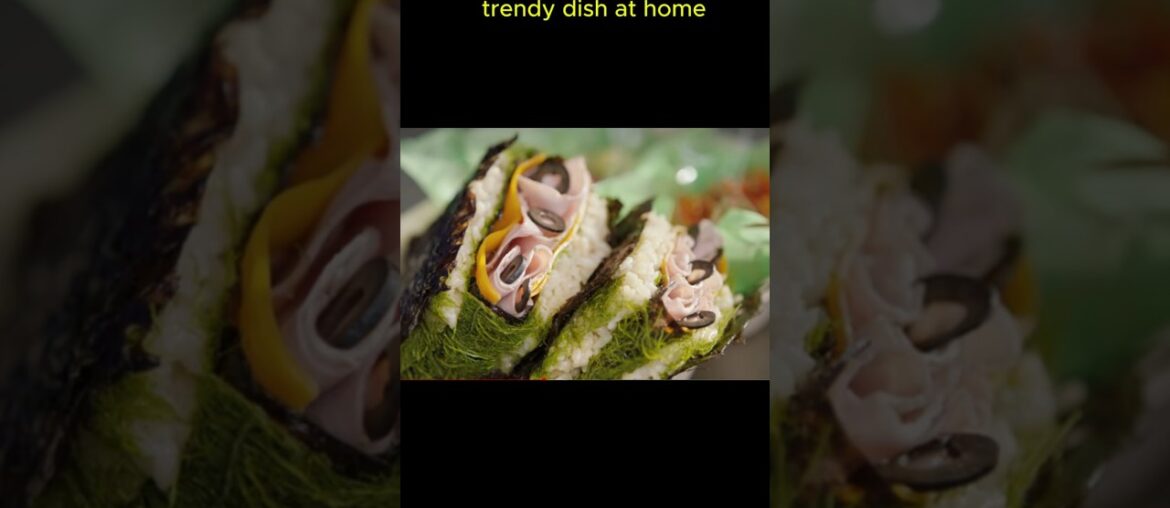 Tastefully Yours - Gamtai Kimbap recepi #food #cooking #kdramafood #kfoodshorts #kimbaprecipe