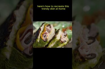 Tastefully Yours - Gamtai Kimbap recepi #food #cooking #kdramafood #kfoodshorts #kimbaprecipe