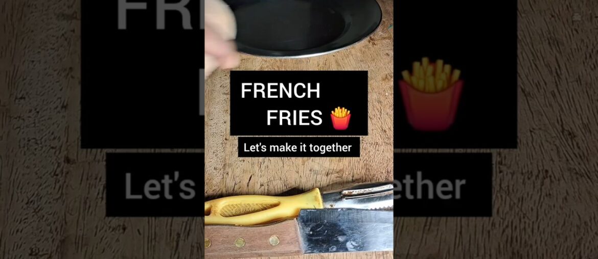 Simple French Fries Recipe #ytshorts #shorts #frenchfries #snacks