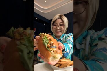 azur hotel Dahlia  french restaurant lobster roll branzino squid ink pasta #shortsfood vancouver