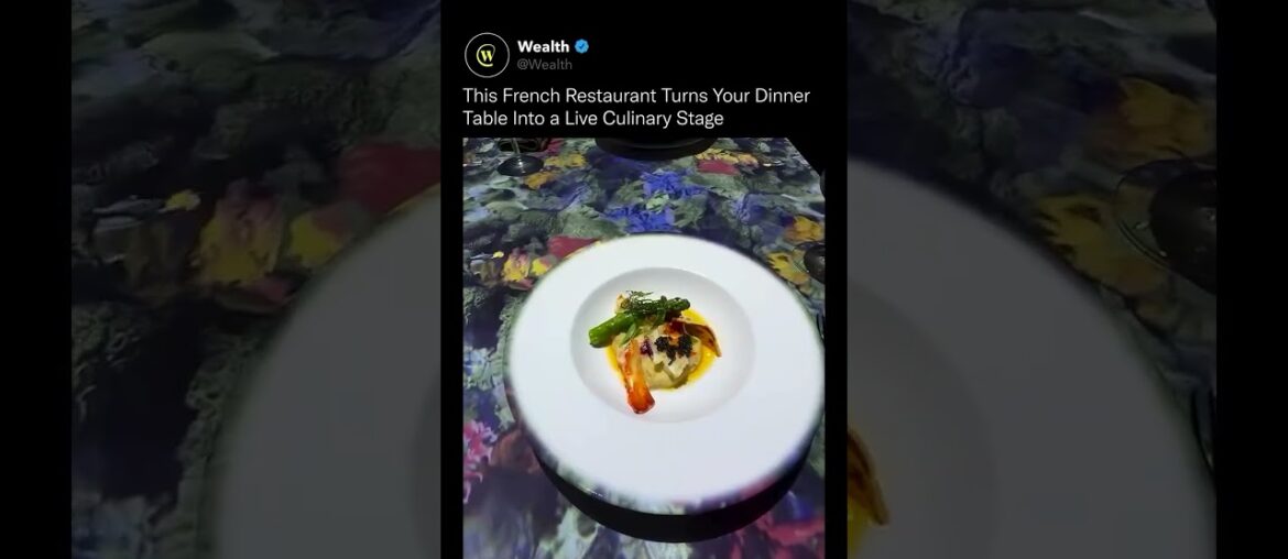 @gabiescruggs_ – This dining experience fuses fine cuisine with 3D storytelling @gabiescruggs_ - This dining experience fuses fine cuisine with 3D storytelling