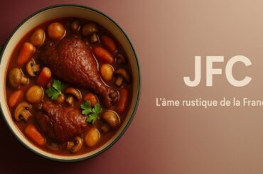 Coq au Vin Dusk. (French Red Wine Stew of Slow Evenings)