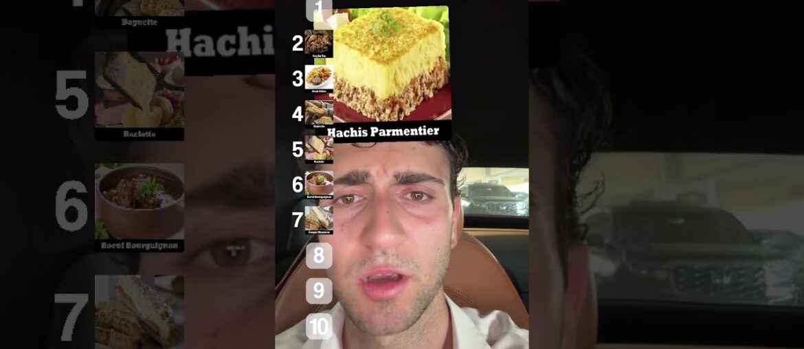 Ranking French food as the son of a chef #fyp #ranking #france #food