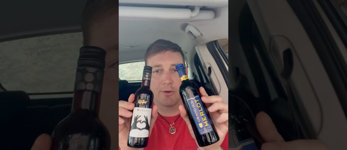 Red wine review. Italian vs French merlot #drinkreview #redwine #merlot #review #winetasting