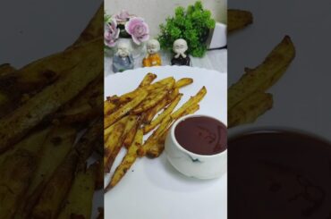 French Fries in 1 Minute at Home | #shorts