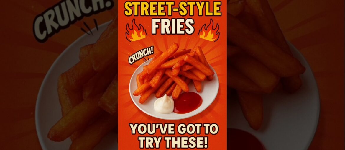 Street style french fries/finger fries Recipe #recipe #food #shorts