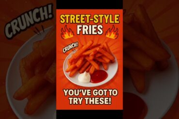 Street style french fries/finger fries Recipe #recipe #food #shorts