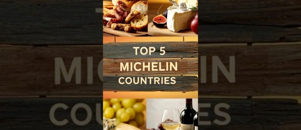 Top 5 countries with Michelin star restaurants #shorts #michelin #gourmet #cuisine #foodies #food