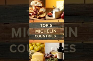 Top 5 countries with Michelin star restaurants #shorts #michelin #gourmet #cuisine #foodies #food