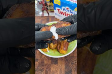 Twinkie French Toast for Breakfast! #foodhacks #recipe #shorts #musttry #delicious