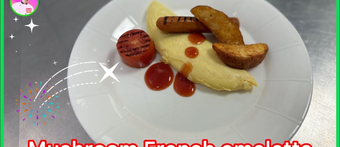 Mushroom French Omelette Recipe | Soft & Creamy Breakfast Idea Mushroom French Omelette Recipe | Soft & Creamy Breakfast Idea