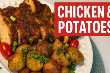 Juicy Baked Chicken & Crispy Potatoes | Easy Oven Dinner Recipe