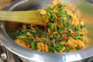 SIMPLE VEGETABLE RECIPE FRENCH BEANS AND CARROTS