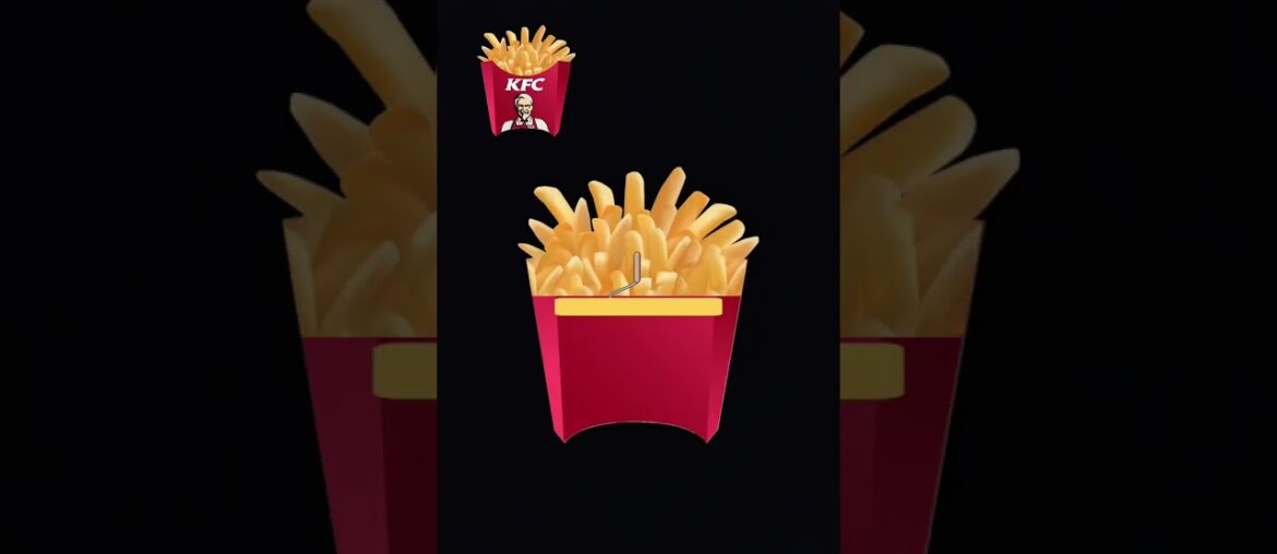 Coloring KFC FRENCH FRIES