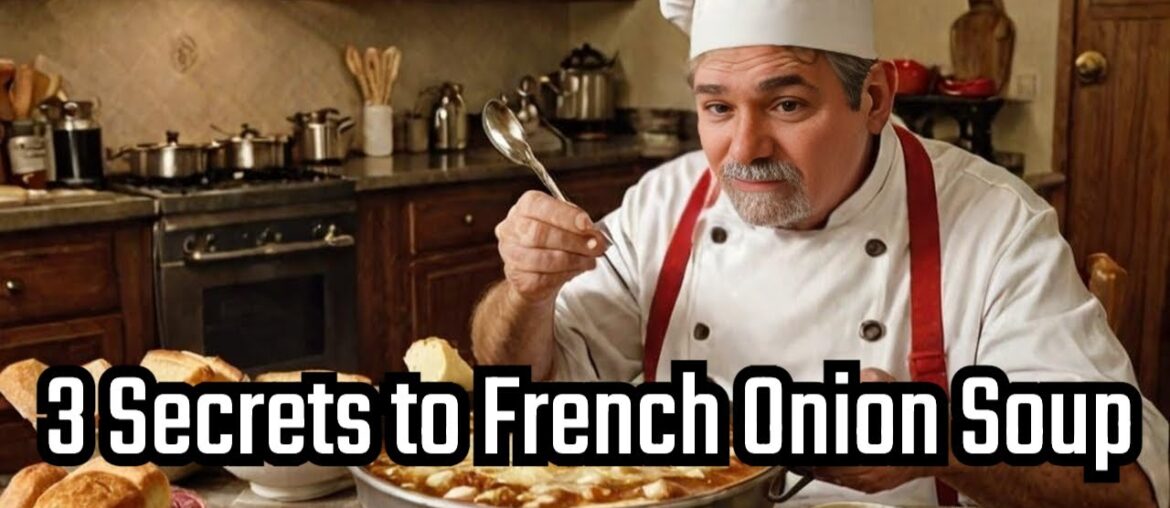 3 Secrets to the BEST French Onion Soup you will ever make