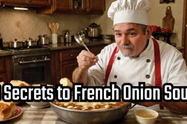 3 Secrets to the BEST French Onion Soup you will ever make