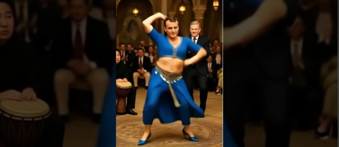 "Macron's Moves: The French Fry Dance Fiesta!" #funny #modi #memes