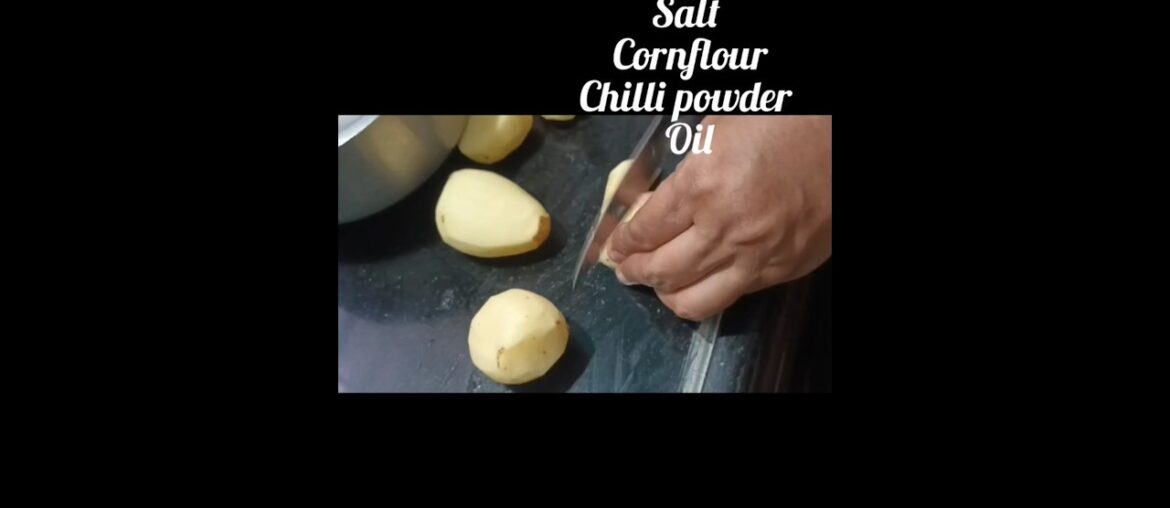potato recipe! French fries!crispy potatoes! potato snack!cooking food #cookingvideo#