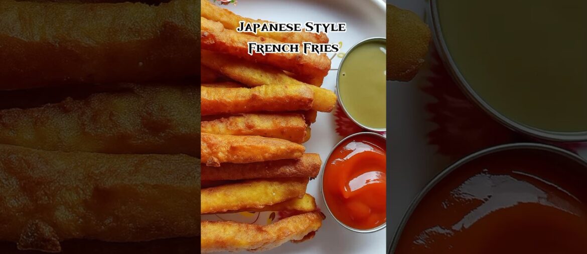 Crispy Japanese French Fries Recipe #cooking #asmr #food #shorts