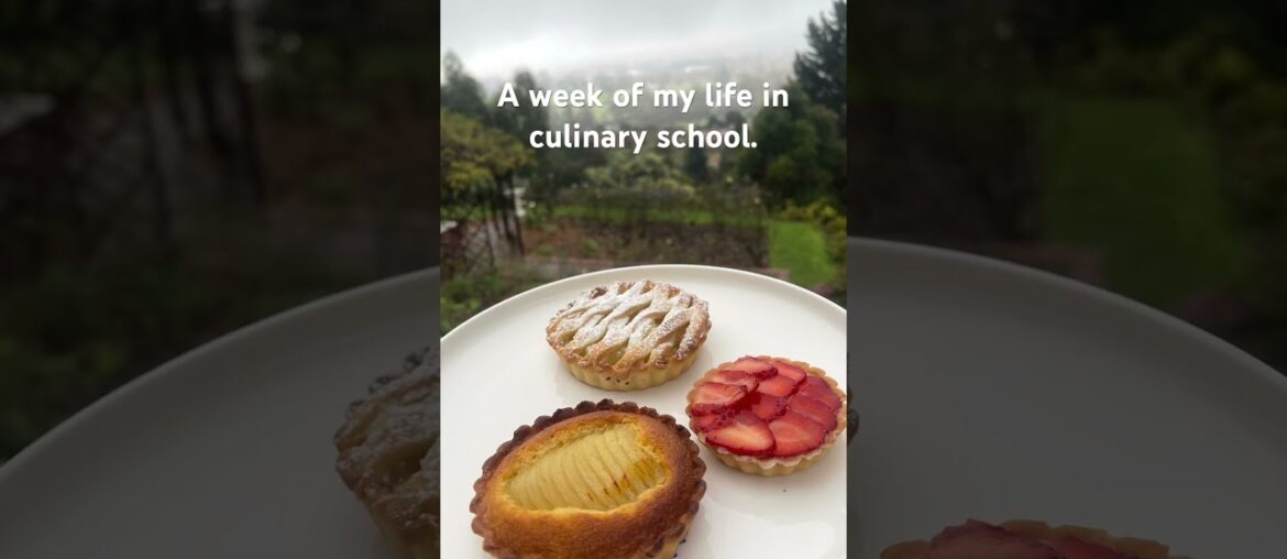 Just a week of my life in culinary school. Studying gourmet french cuisine. #frenchfood #gourmand