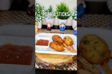 Crispy POTATO STICKS in just 1 minute! so addictive  #shorts #potato #youtubeshorts #recipe #viral