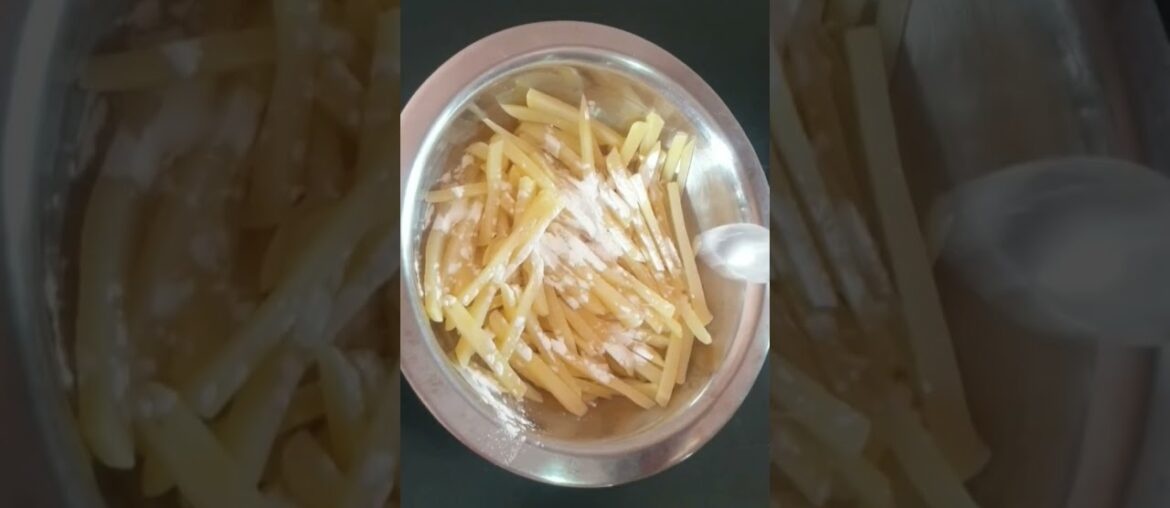 Market vs homemade french fries recipe #recipe #cookingvideo #aloorecipe#frenchfries#trending #short