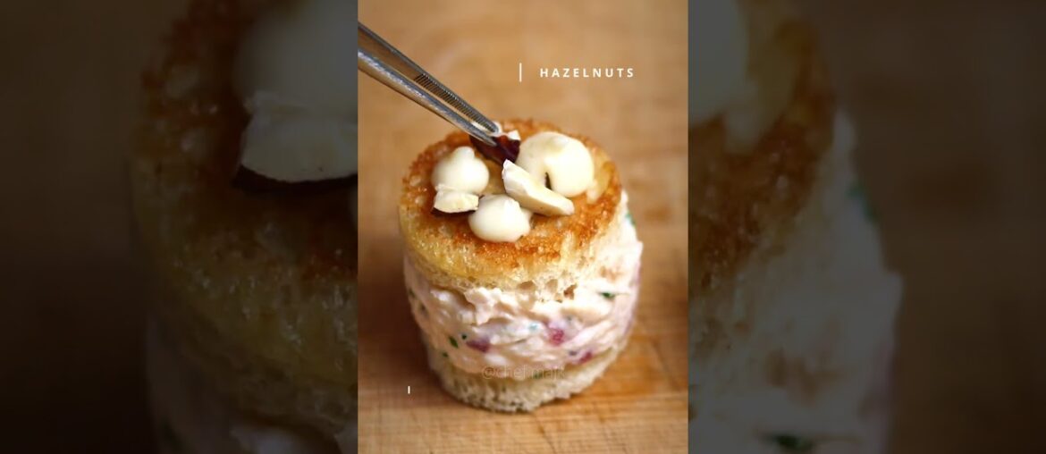 Learn To Plate My Favorite Savory Canape!