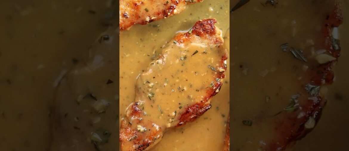 Rosemary Garlic Butter Pork Chops