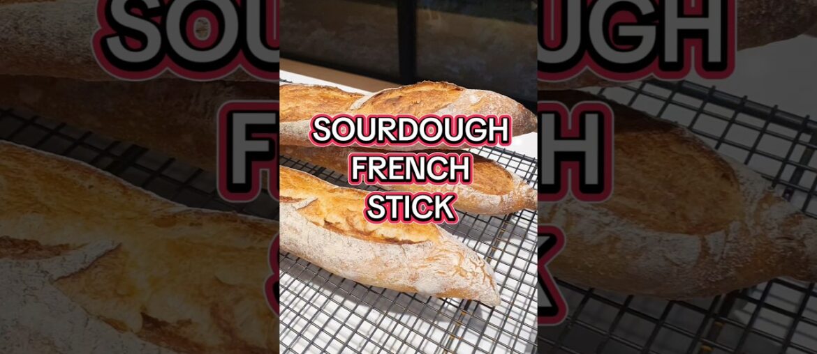 Sourdough French Stick #bread #baguette #Sourdough #recipe #bakery #french