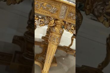 Zoom in on every refined detail of this French dining set