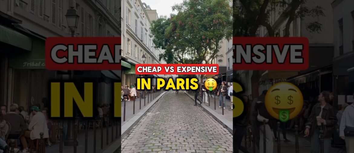 Cheap Vs Expensive in Paris France #parisfrance #francetravel #paristravelguide