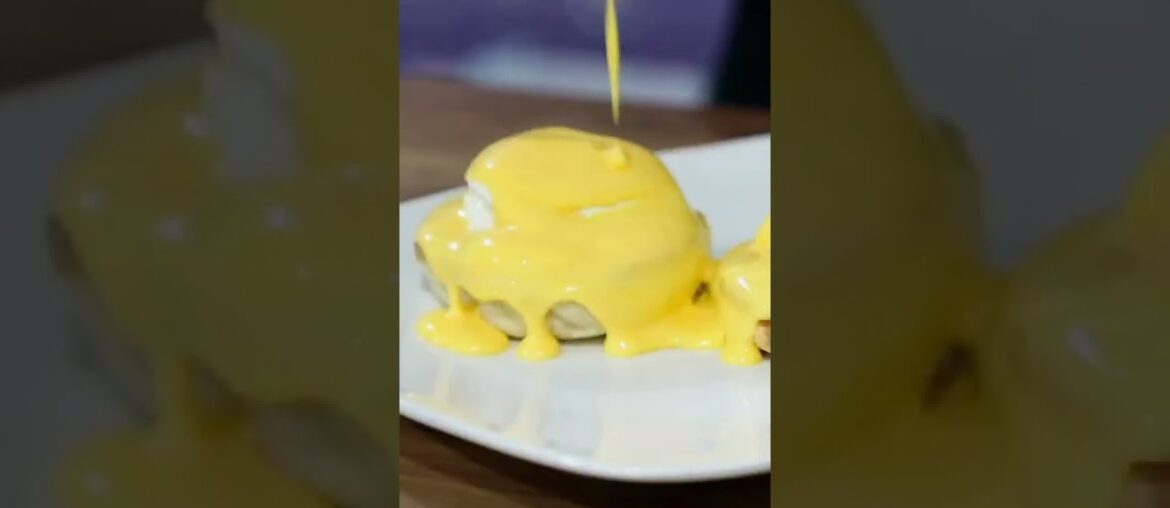 How to make hollandaise sauce at home! #Shorts How to make hollandaise sauce at home! #Shorts