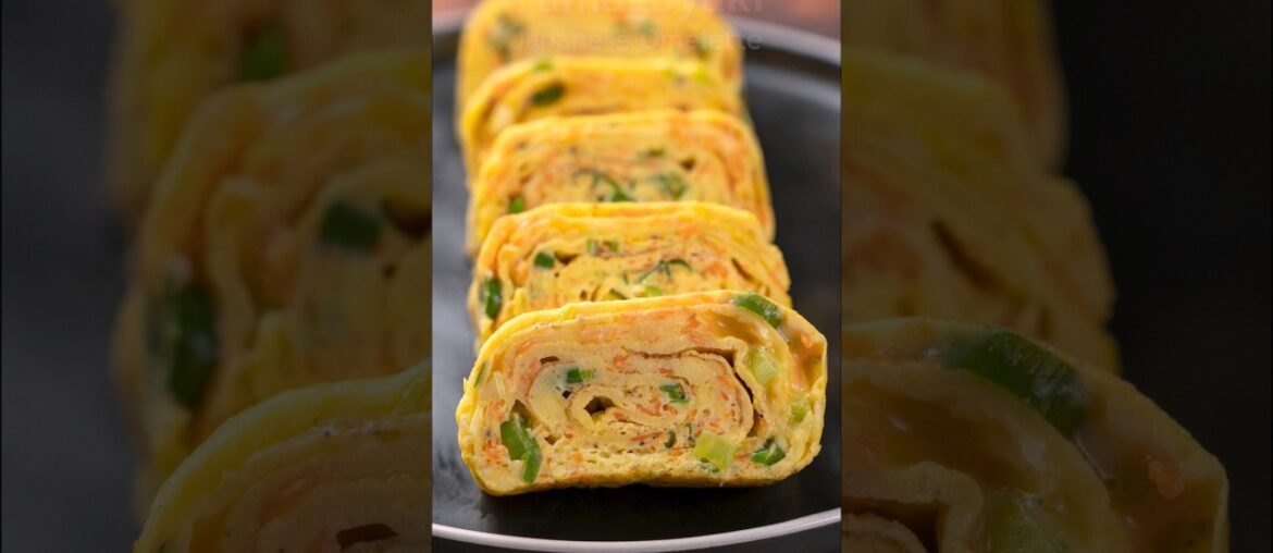 Tamagoyaki | Japanese omelette #shorts #omelette