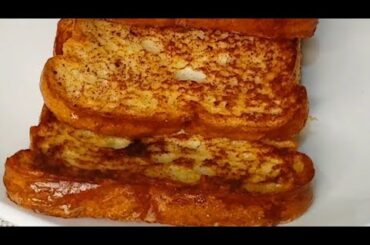 Easy And Simple Sweet Recipes At Home! How To Make French Toast Restaurant Style! #easybreakfastidea
