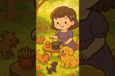 Miniature French Fries Cooking