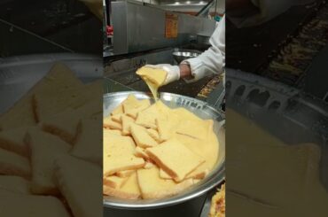 #French toast making#delicious food