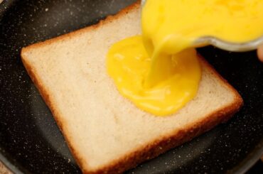 One Pan Egg Toast Ready In Minutes! Simple and Delicious French Toast Recipe