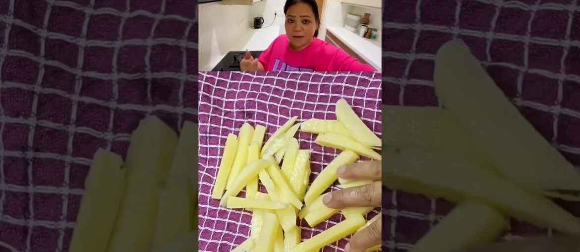 Bharti Singh by French Fries Recipe #bharti #shorts #frenchfry