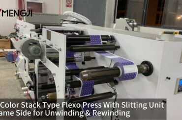 2-Color Vertical Stacked Flexo Printing Machine for French Wine Label