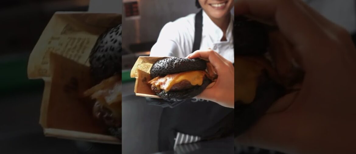 Black Truffle Burger at So French Restaurant and Bar, Patong Beach Black Truffle Burger at So French Restaurant and Bar, Patong Beach