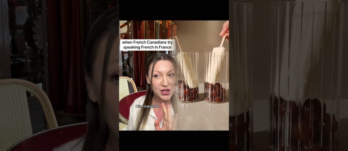 When French Canadians try to speak French in France #french #france #canada #accent #funny #comedy